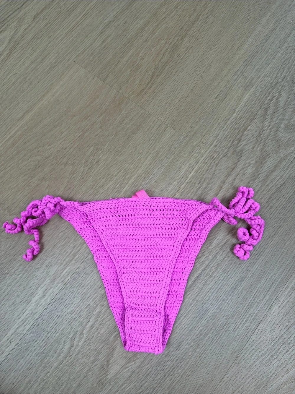 SKIMS Crochet Tie-Side Bikini Bottom M
